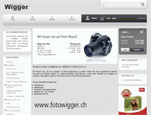 Tablet Screenshot of fotowigger.ch